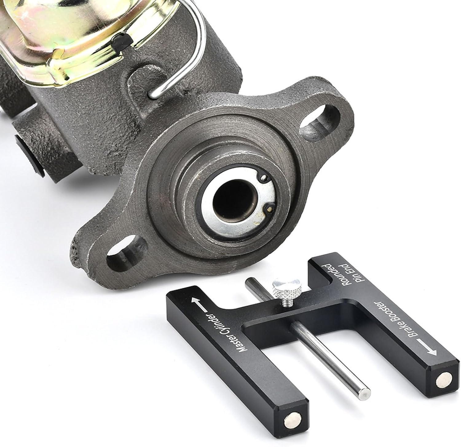 Brake Adjustment Tool, Aluminum Alloy 304 Stainless Steel, Compatible with Most Brake Boosters, Master Cylinder Length Gauge image number 1