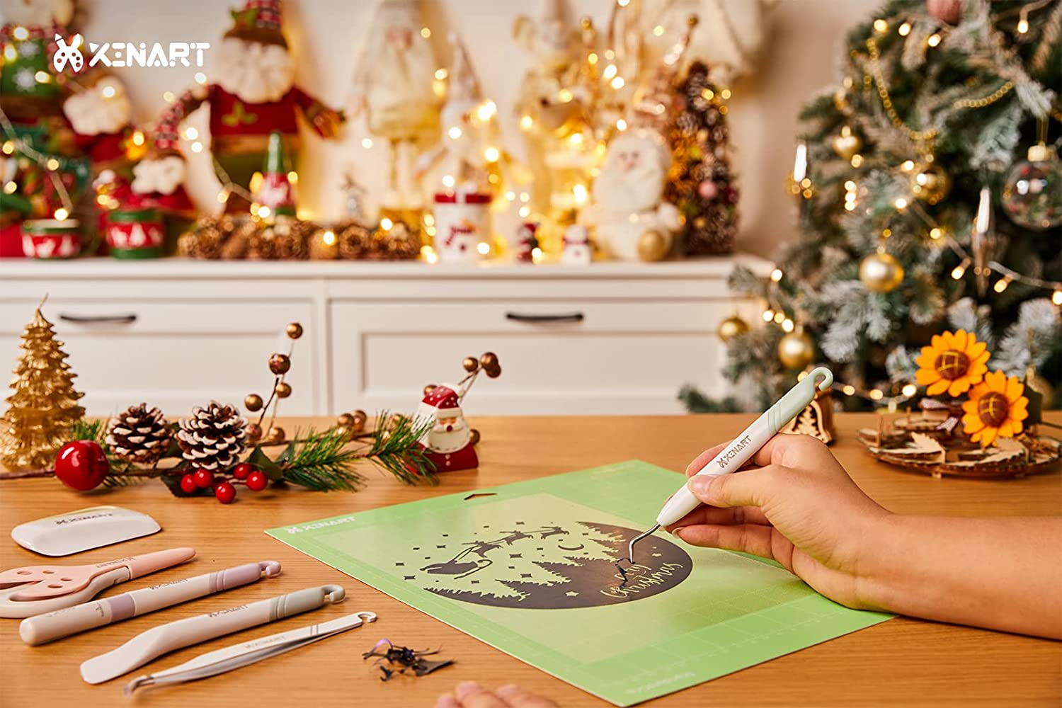 XINART Vinyl Weeding Tools Kit for Cricut Maker 3, Explore Air 3, Cameo 5, Cameo 4 Cutting Machines (2 Pcs Vinyltoolskit)