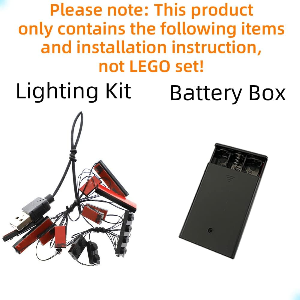 GEAMENT LED Light Kit Compatible with  Typewriter - Lighting Set for Ideas 21327 Building Model ( Set Not Included)