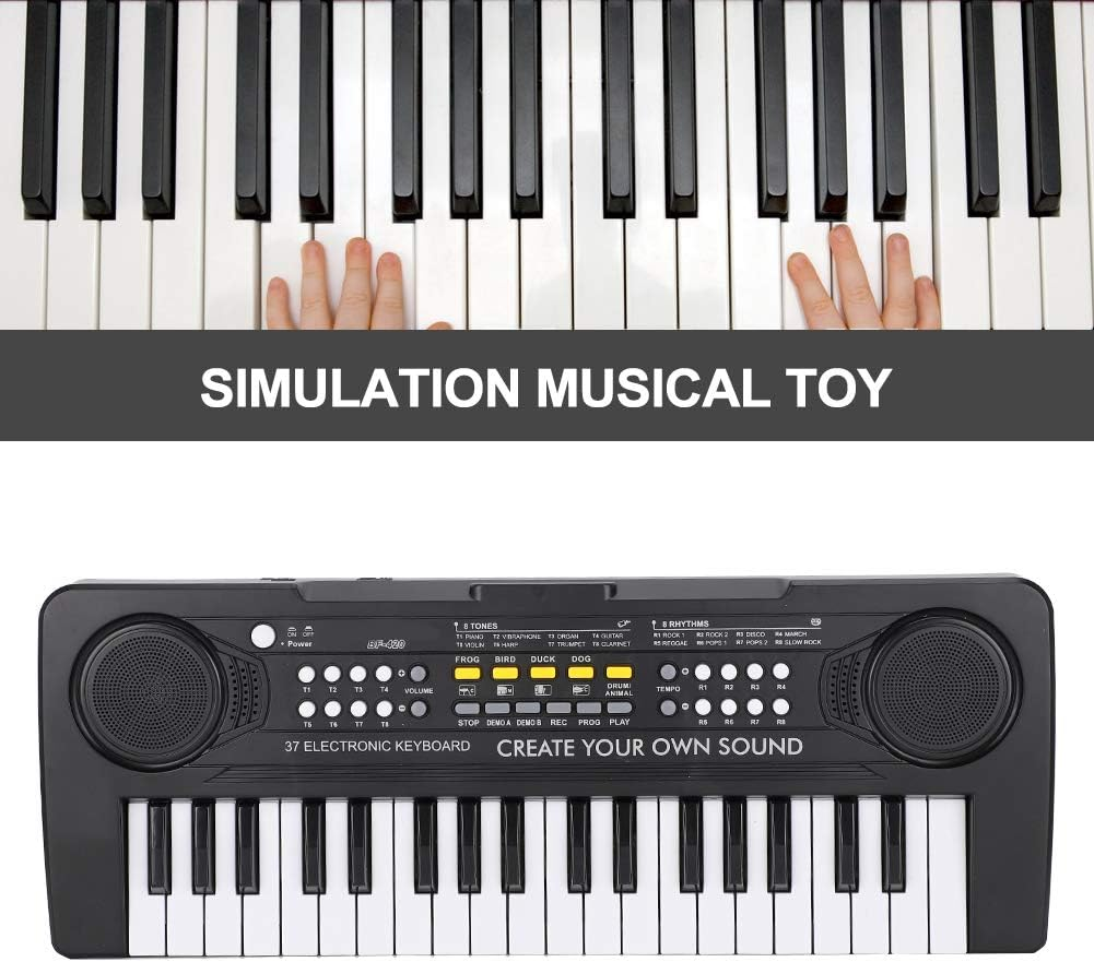 37 Keys Kids Piano Keyboard, Electric Musical Instruments Ages 3-5 Beginners Piano, Educational Instruments Toddler for Kids Ages 3 4 5 6 7 8 9 (BF-420)