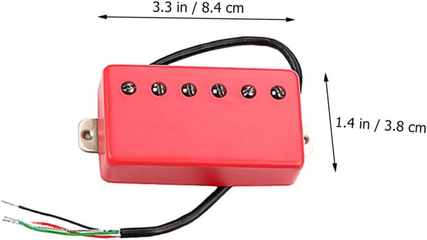 2Pcs Matte Guitar Dual Pickups Acoustic Guitar Pickups Unique Design for Replacement Compatible image number 3