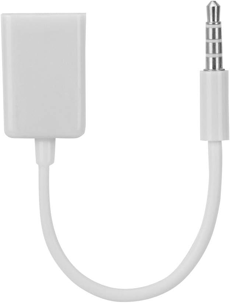 3.5Mm Male Plug Jack to USB Female AUX Audio Cable Portable Cord Converter USB 3.0 Adapter for Playing Music CD Player Computer TV image number 5