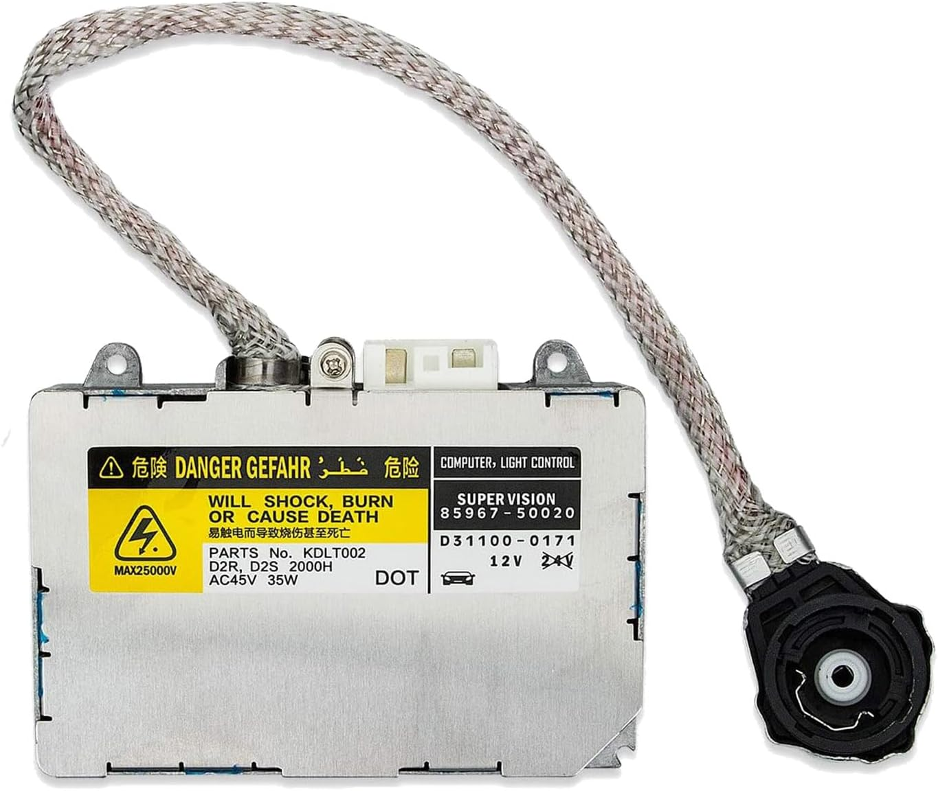 RUNEWAX Xenon HID Headlight Ballast for Lexus IS300 ES300 ES330 LS430 SC430 RX300 RX330 RX350 RX400 Replacement OE KDLT002 DDLT002 85967-08010 85967-33010 85967-41010 81107-53040 85967-53020 image number 4