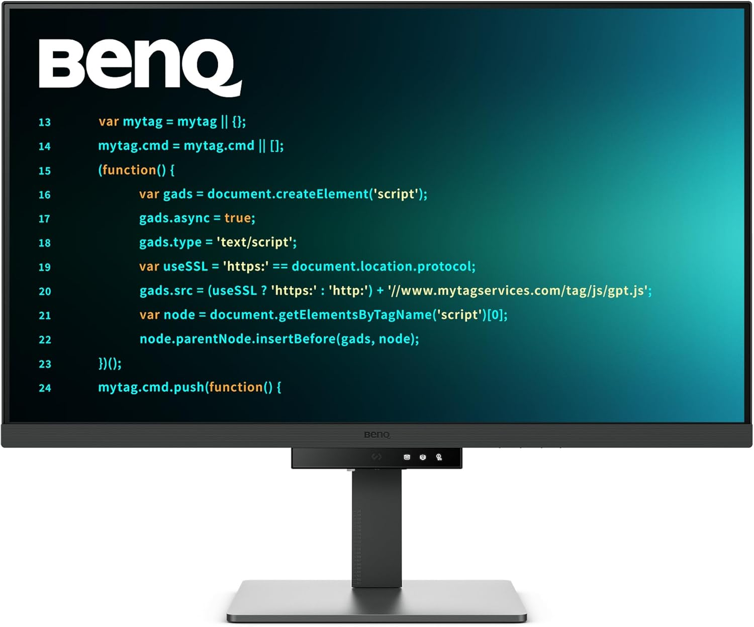 Benq RD320U 32&rdquo; 4K 3840X2160 Programming Monitor with 2000:1 Contrast Ratio, Nano Matte Panel, Backlight, 90W USB-C, Coding Modes, Night Hours Protection, Ergonomic Design, and Eye-Care Technology