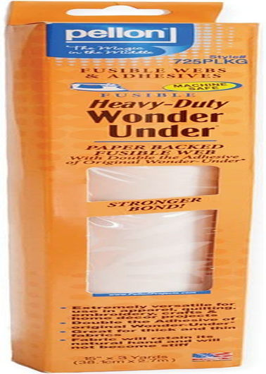 Pellon Wonder under Fusible Web Heavy Duty, 15 by 3-Yard - 725PLKG, White
