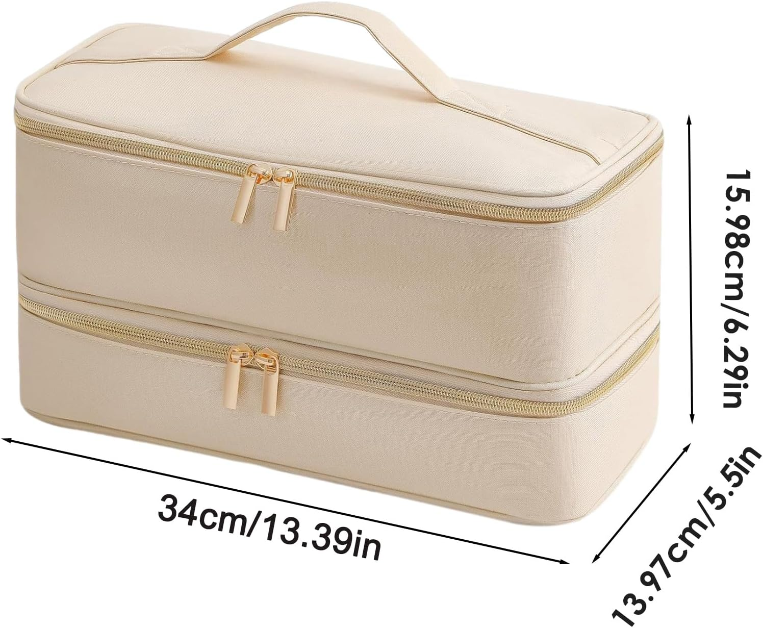 Hot Tools Travel Bag,Double Layer Hair Travel Bags | Dustproof Travel Carrying Case, Hair Air Wrap Dryer Case, Hair Tool Storage Organizer for Women