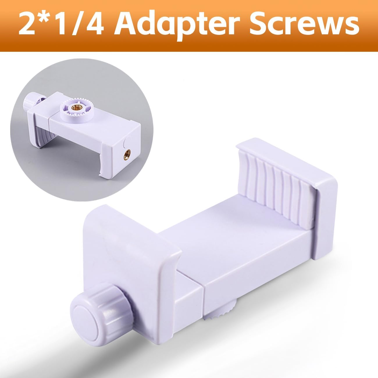 Flexible Baby Monitor Mount-Universal Baby Monitor Holder with 1/4 Screw Twist,No Drilling Crib Camera Stand for Crib Frame or Furniture,Compatible with Arlo/Motorola/Hello Baby/Most Monitor Cameras image number 2