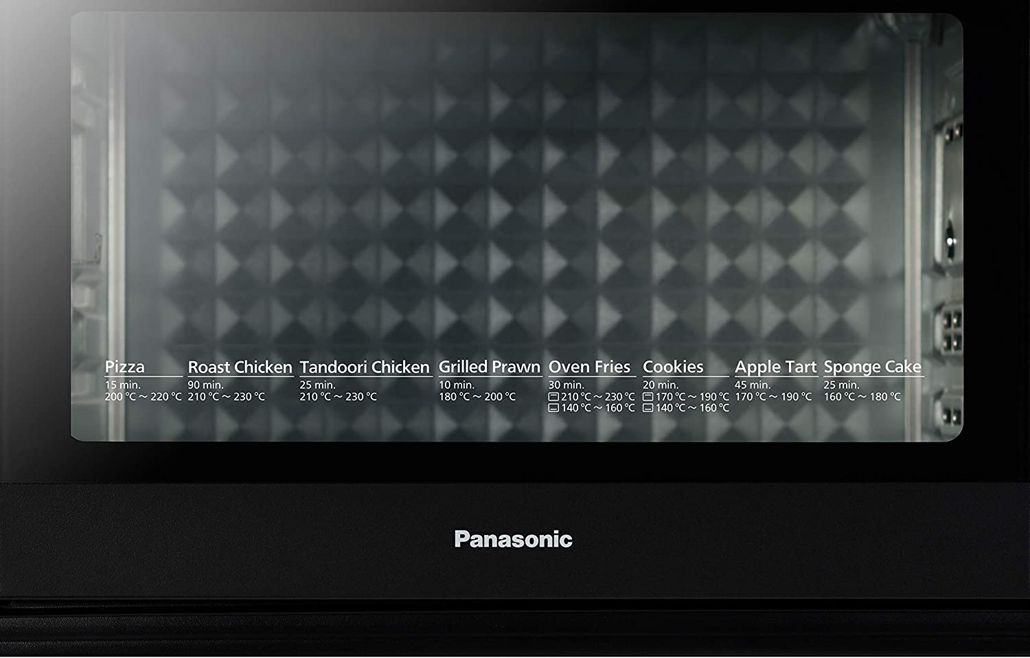 Panasonic 38L Benchtop Electronic Oven with Convection, Upper & Lower Grill, Rotisserie, Fermentation, Yoghurt/Dough Proofing, Black (NB-H3801KST)