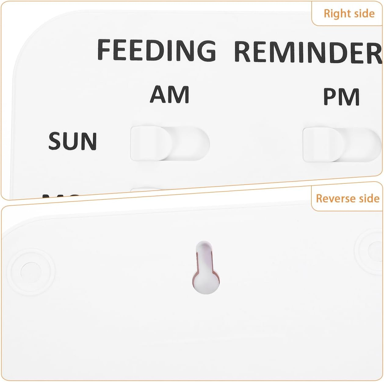 STOBOK 2Pcs Feeding Reminder Cat Feeding Chart Cat Feed Chart Dog Fed Sign Cat Necessities Dog Feeder Reminder Medication Reminder Tools Daily Indication Tool for Medicine and Food Tracking image number 1