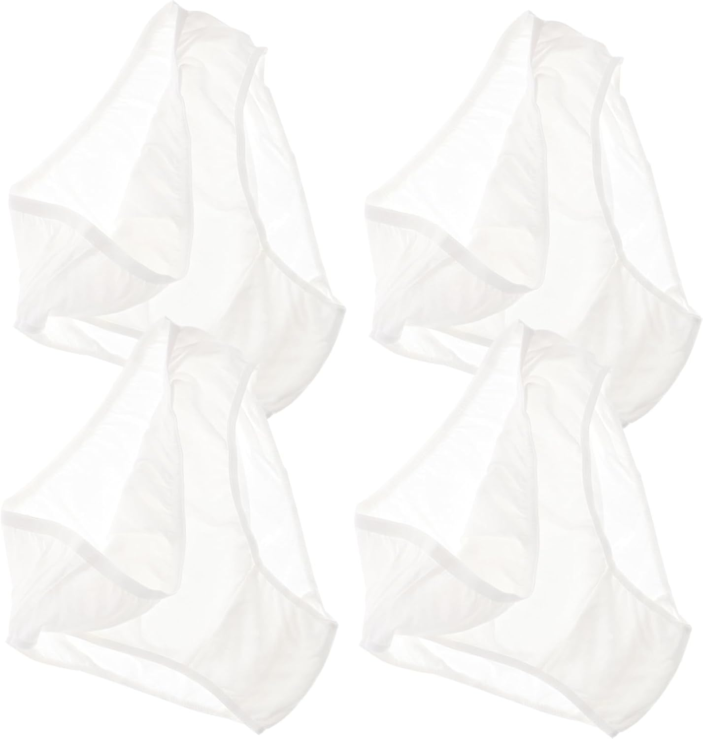 4Pcs Maternity Cotton Underwear Disposable Briefs for Pregnant Women Breathable Panties Postpartum Underwear for Women Comfortable Cotton Material for Hospital Use and Recovery