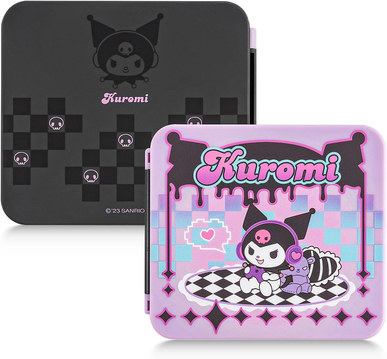 Kuitmor Switch Game Card Case Compatible with Switch 2 (2025) Portable Game Holder Cartridge Case for NS 2 with 12 Game Card Slots, Purple image number 6