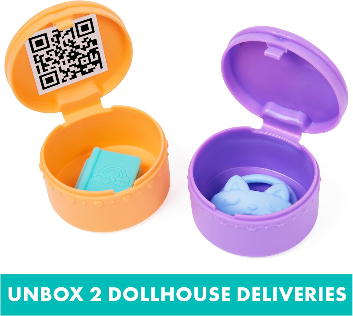 Gabby'S Dollhouse, Sweet Dreams Bedroom with Pillow Cat Figure and 3 Accessories, 3 Furniture and 2 Deliveries, Kids Toys for Ages 3 and Up image number 6