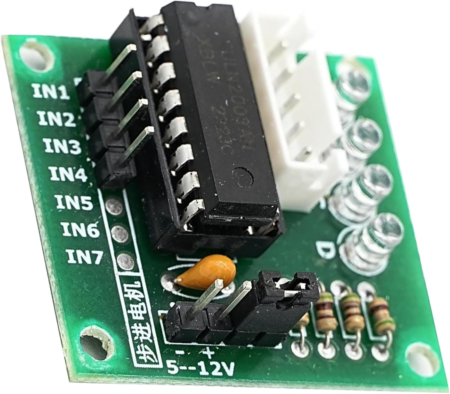 A-DIGISHUO 3Pcs ULN2003 28BYJ-48 5V 4-Phase Stepper Motors with Driver Board Suitable for Arduino PI PIC Raspberry PI image number 1