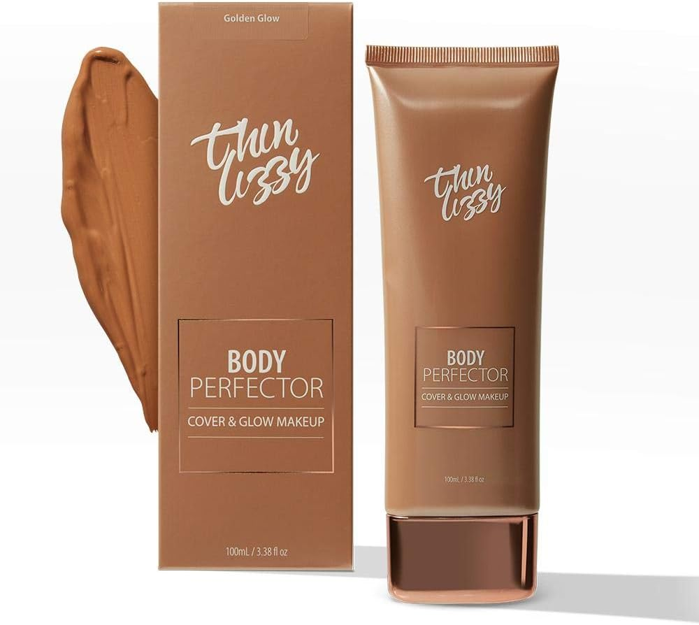 Thin Lizzy Body Perfector Cover & Glow Makeup - Natural Flawless Coverage (Golden)