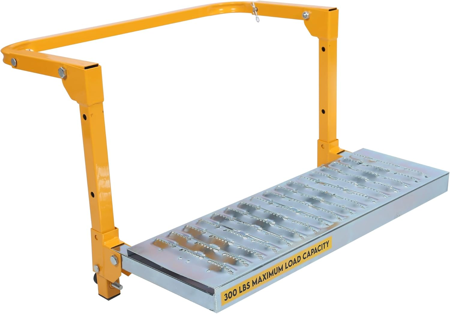 MAXXHAUL 50694 21-1/2" X 7.3" Adjustable Truck Tire Service Step with Non-Slip Platform Foldable 300-Lb Capacity image number 4