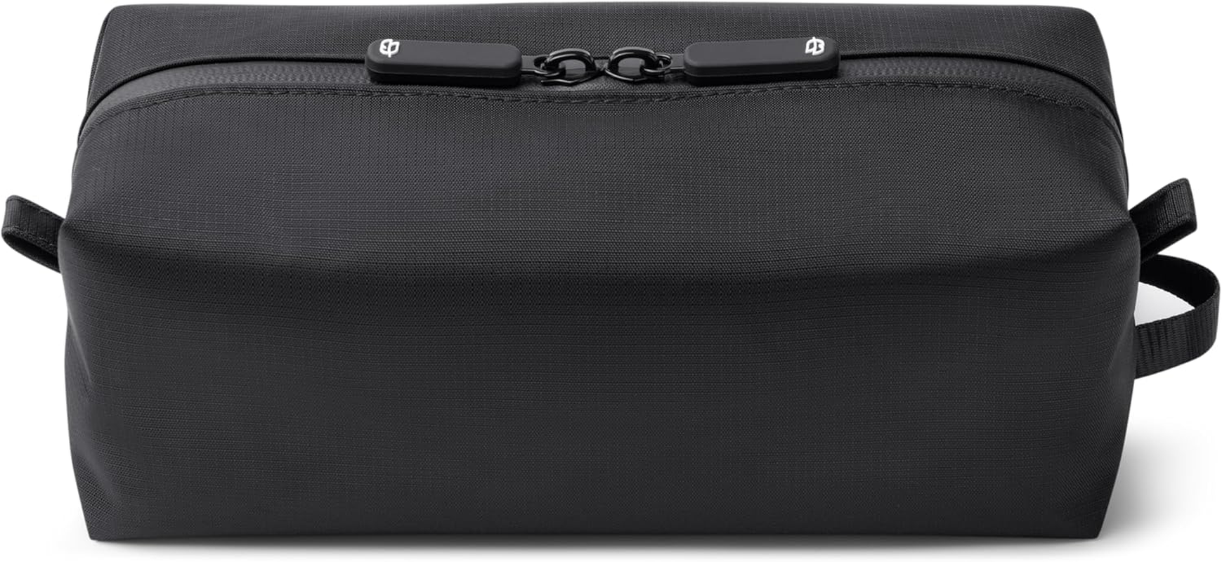 Comfyable Small Toiletry Bag for Men, Slim Mini Toothbrush Bag, Dopp Kit, Electronics, Tech, Gym, Water-Resistant Essentials Organizer, Black+, Medium, Functional
