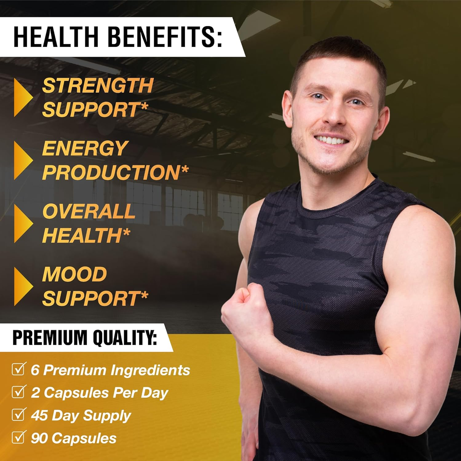 6In1 Muscle Builder - 90 Capsules - 45 Day Supply image number 5