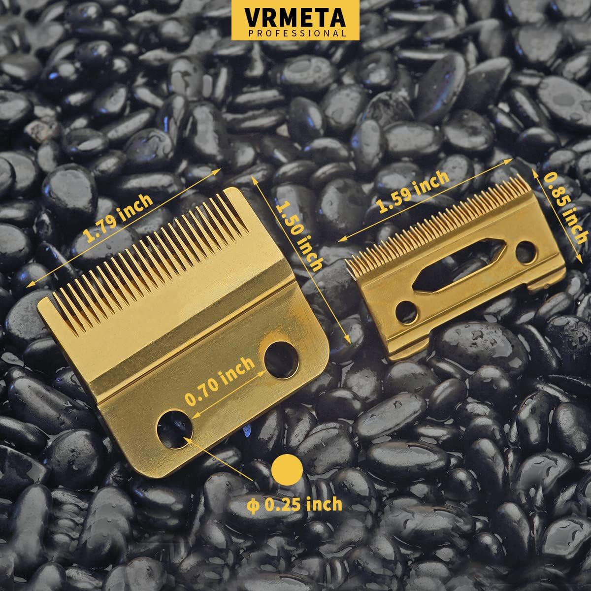 Professional Hair Clippers Replacement Blades for Wahl Clippers Wahl 5-Star Senior Magic Clip Compatible with 8148, 8504, 1919, 2241, 2240, 8591 (Gold) image number 1