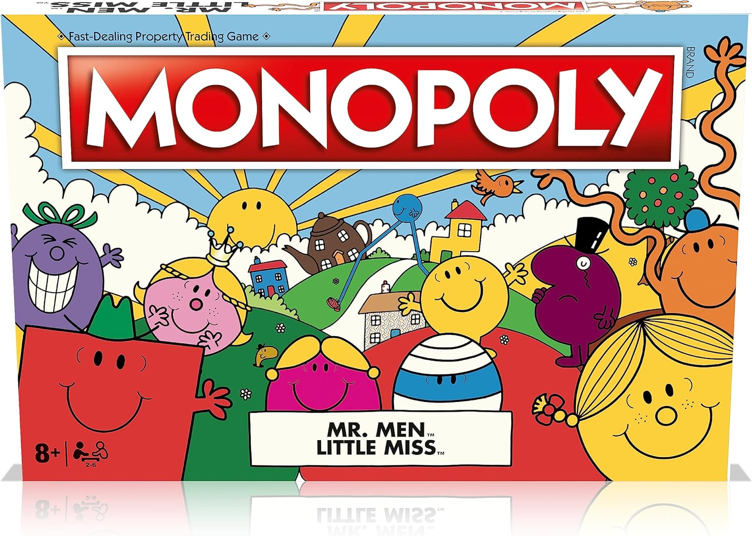 Monopoly Mr Men Little Miss Board Game, This New Edition of Hasbro'S Classic Board Game Monopoly Is Perfect for 2&ndash;6 Players Aged 8 and Up image number 2