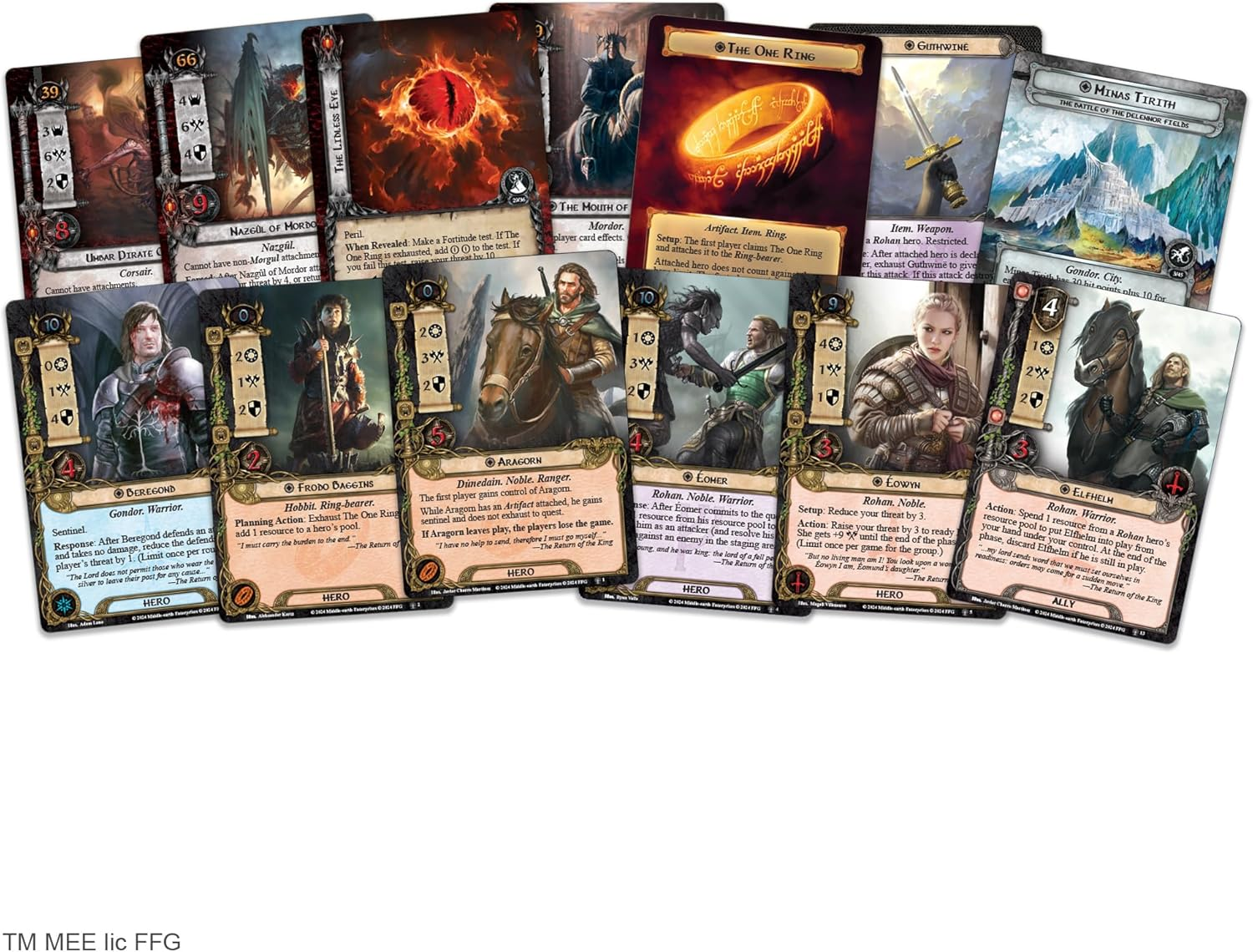 Asmodee North America the Lord of the Rings Return of the King Card Game image number 1