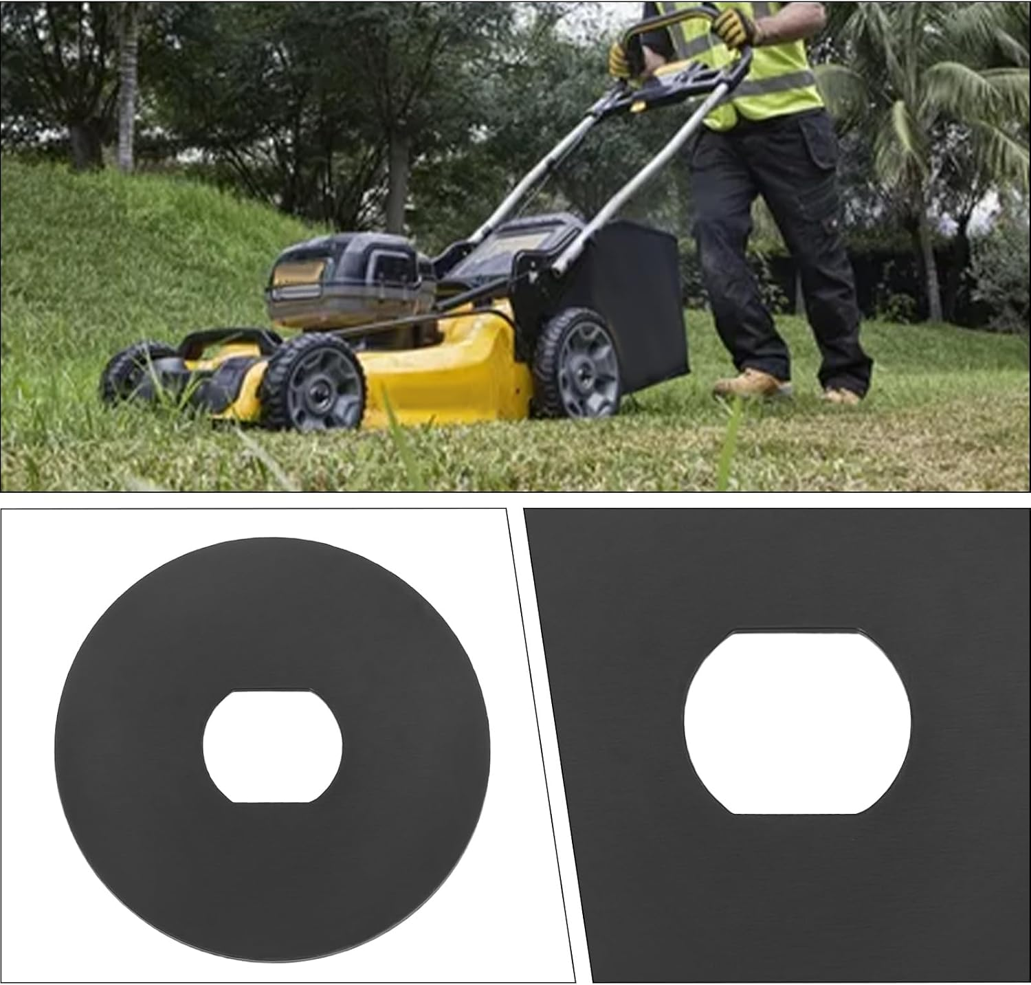 OTOTEC 2Pcs Lawn Mower Chainsaw Bolts Chainsaw Washer 90639221 90618229 Compatible with Dewalt DCCS620 DCCS620B DCCS620P1 Black image number 6