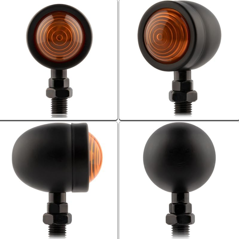 2PCS 12V 5W Motorcycle Turn Signal Indicator Bulbs, Universal Fit Amber Blinkers for Front/Back, Easy Installation, Bright and Long-Lasting image number 6