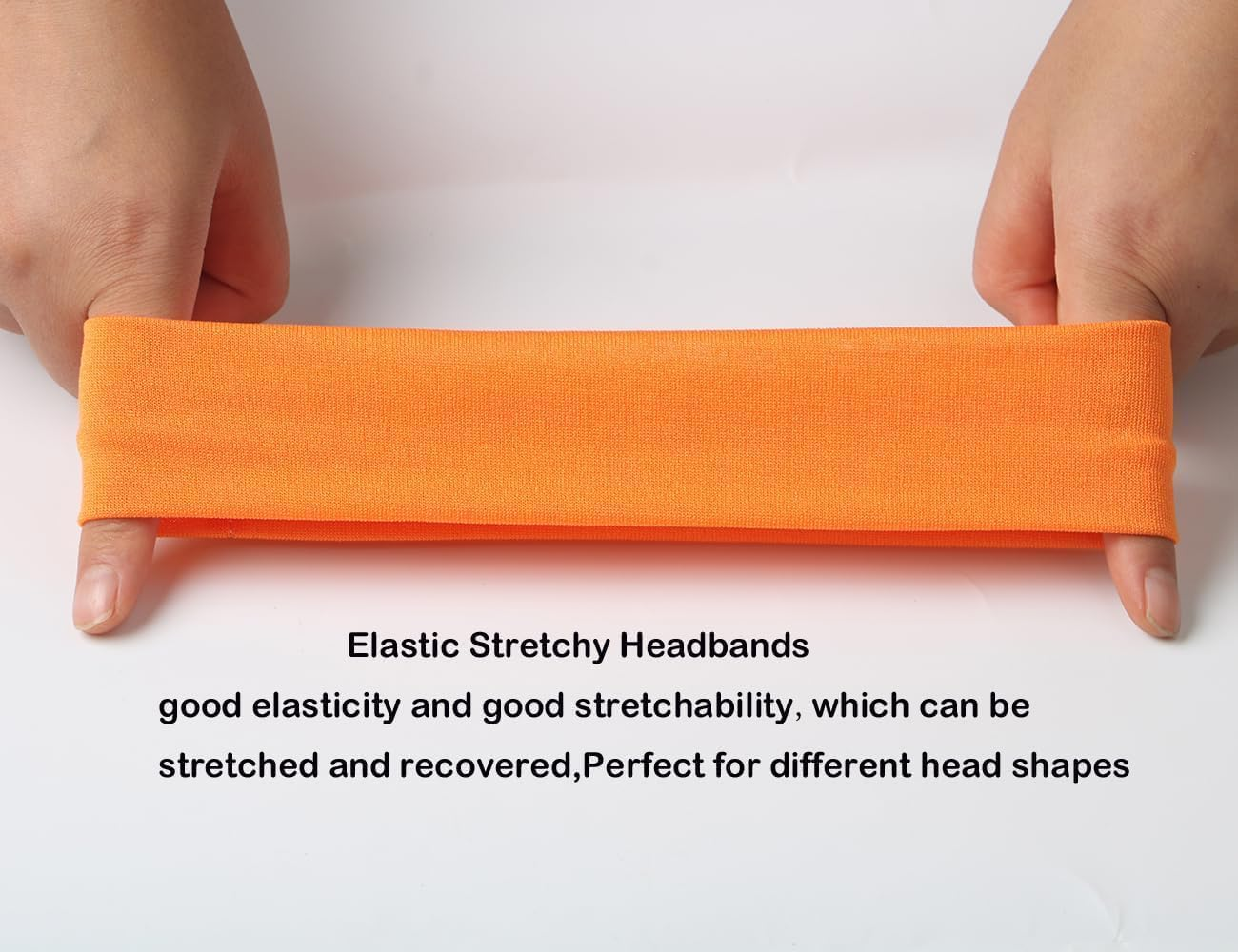 Sport Yoga Headbands,Pack of 14,Fashion Soft Elastic Polyester Sweatband Yoga Stretchy Headband for Women Man Girl image number 2