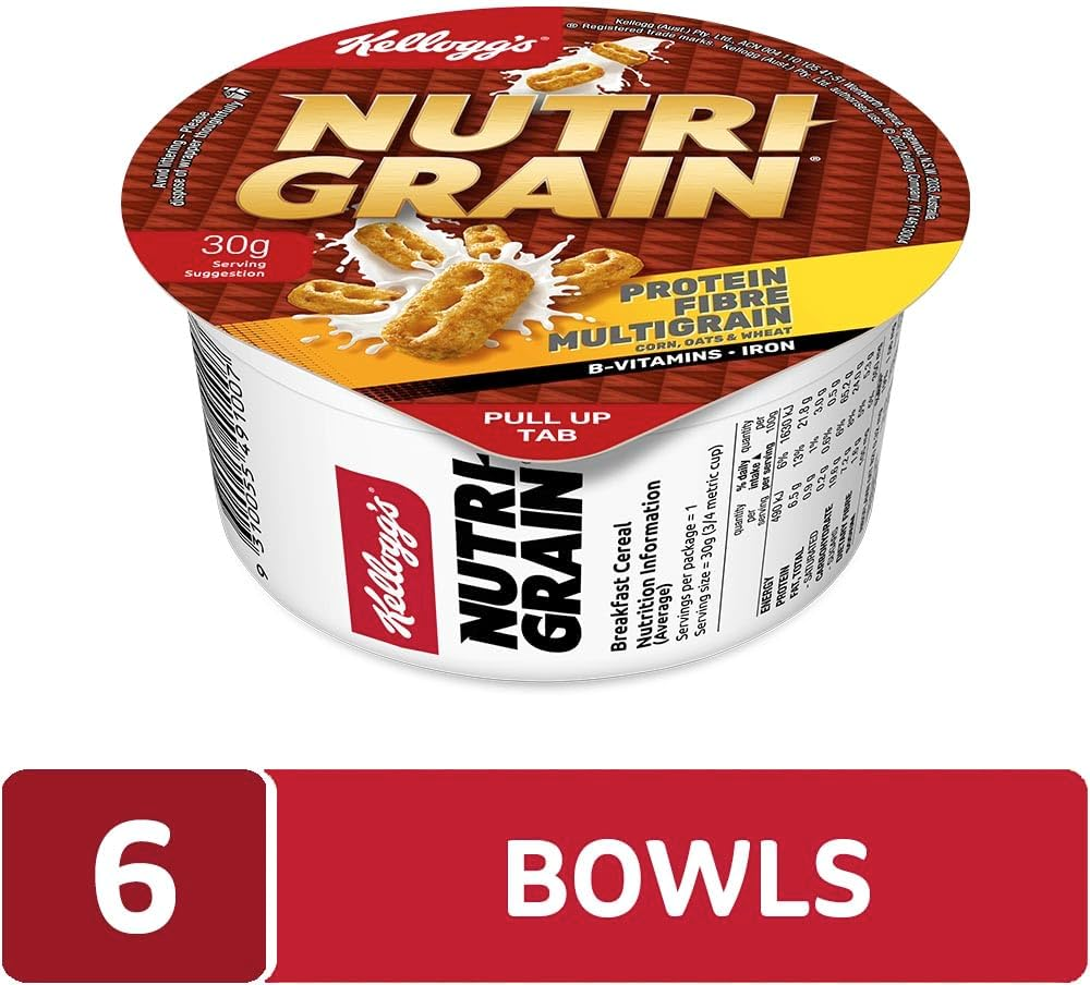 Kell Nutri-Grain Cereal 6 X 30 G image number 2