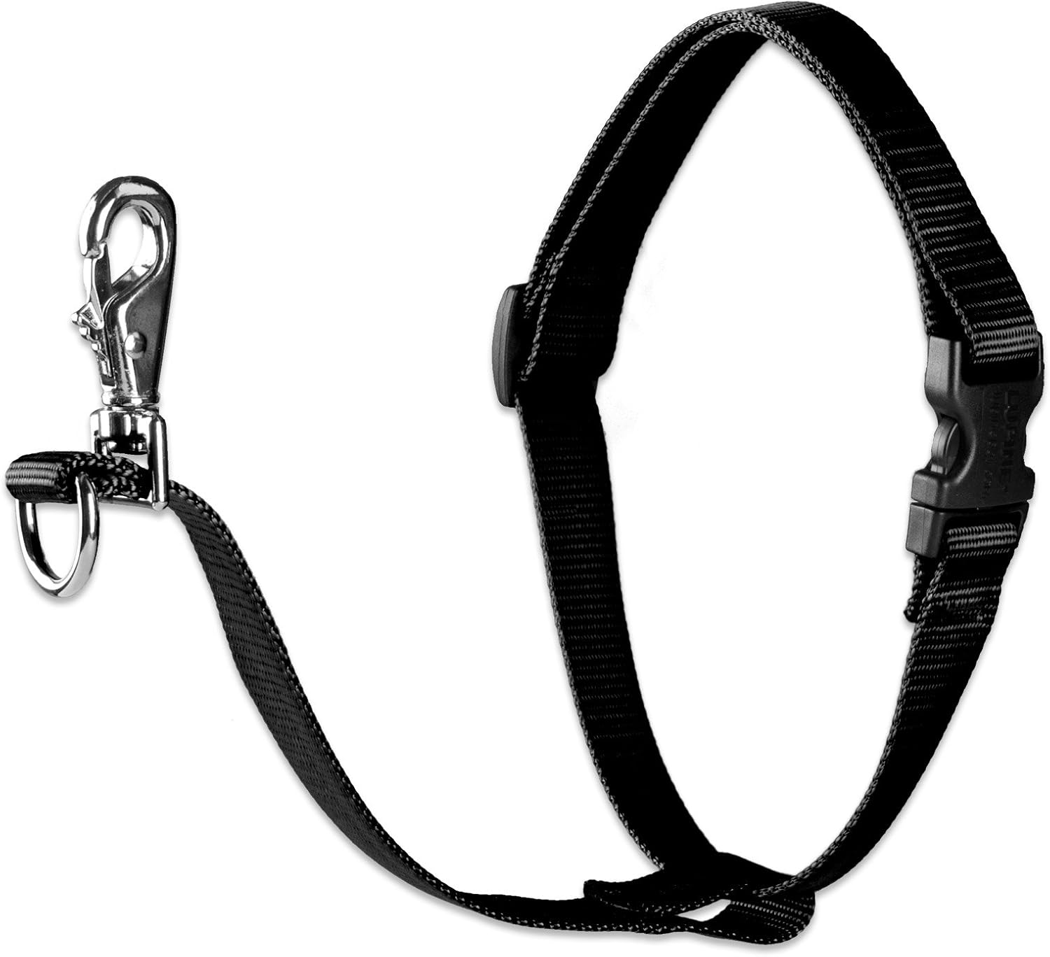Lupinepet Basics 1" Black 26-38" No Pull Harness for Medium-Larger Dogs image number 1