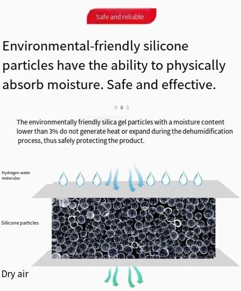 5G 50PCS Silica Gel Packets Silica Gel Desiccants for Storage,Reusable Moisture Absorbers Desiccant Packs, Rechargeable Desiccant Dehumidifiers Bags for Electronics, Clothes, Shoes, Jewelry, Spices, Tools