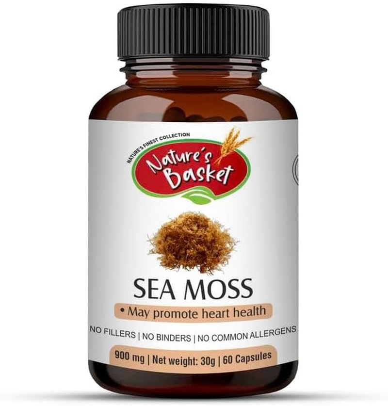 Nature'S Basket Sea Moss (Chondrus Crispus) 60 Capsules - Marine Wellness Boost image number 2