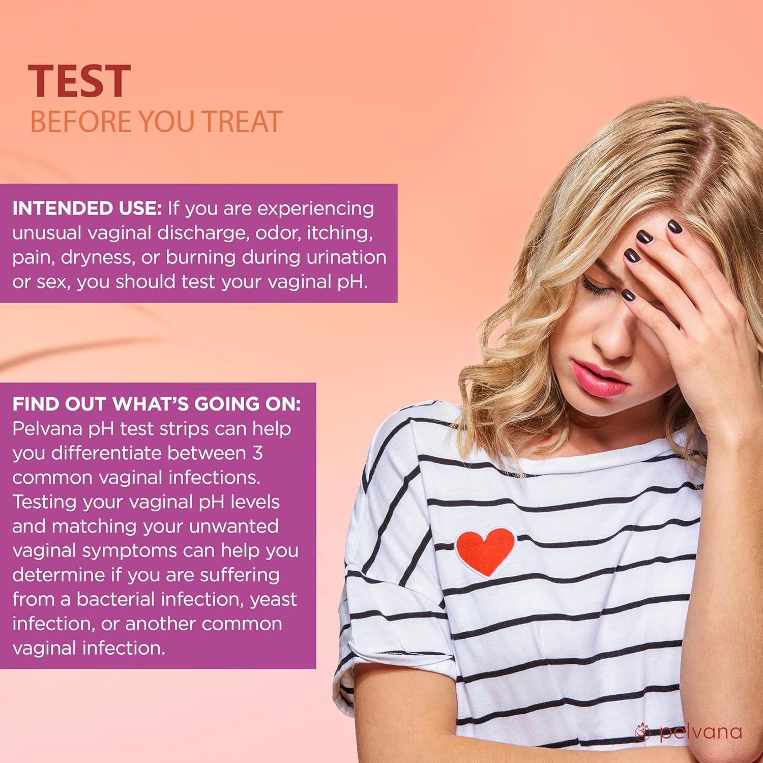 Vaginal Ph Balance Test Strips for Women 50 Strips FSA/HSA Eligible Vaginal Infection Test Kit Can Help Differentiate Bacterial Vaginosis (BV) and Yeast Infections image number 6