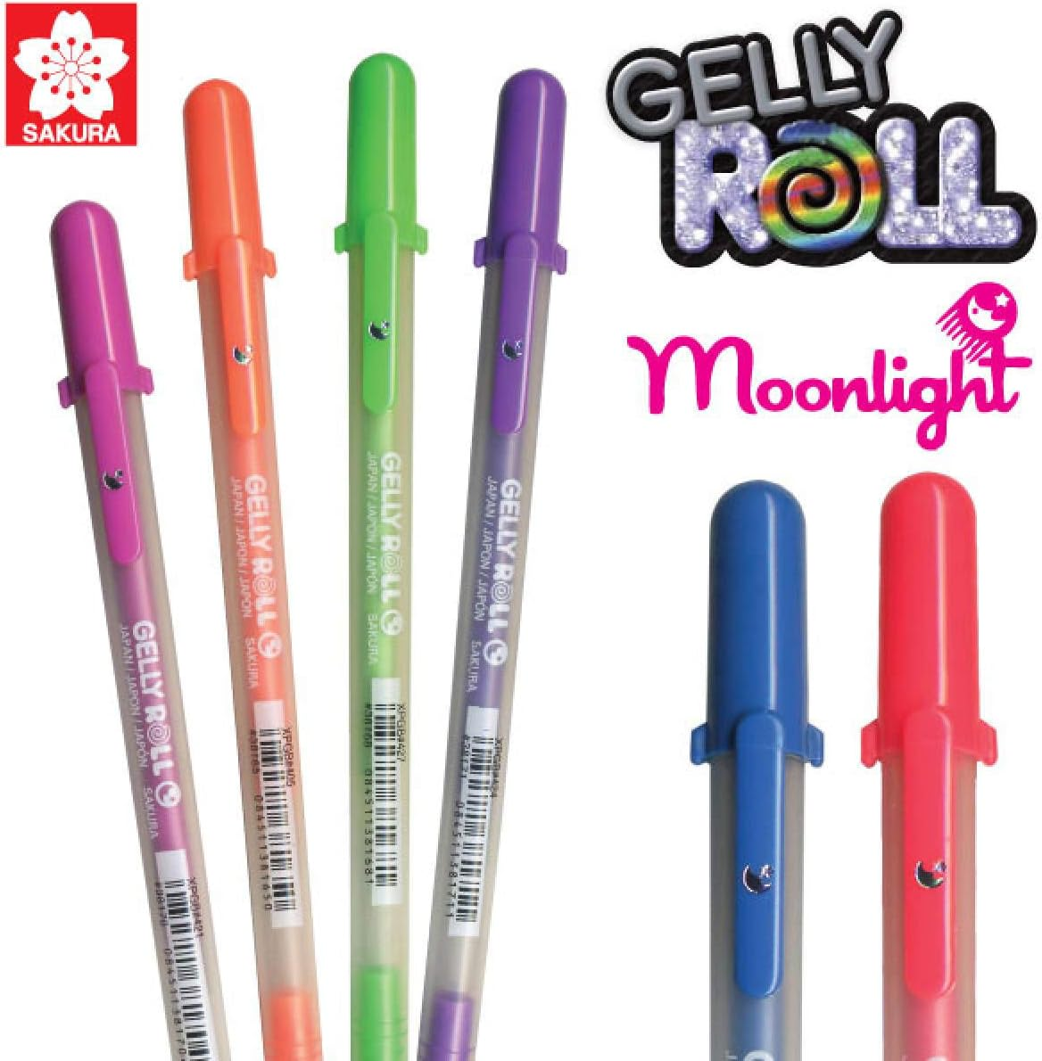Sakura Gelly Roll Moonlight Pack of 12 Colored Pens image number 1