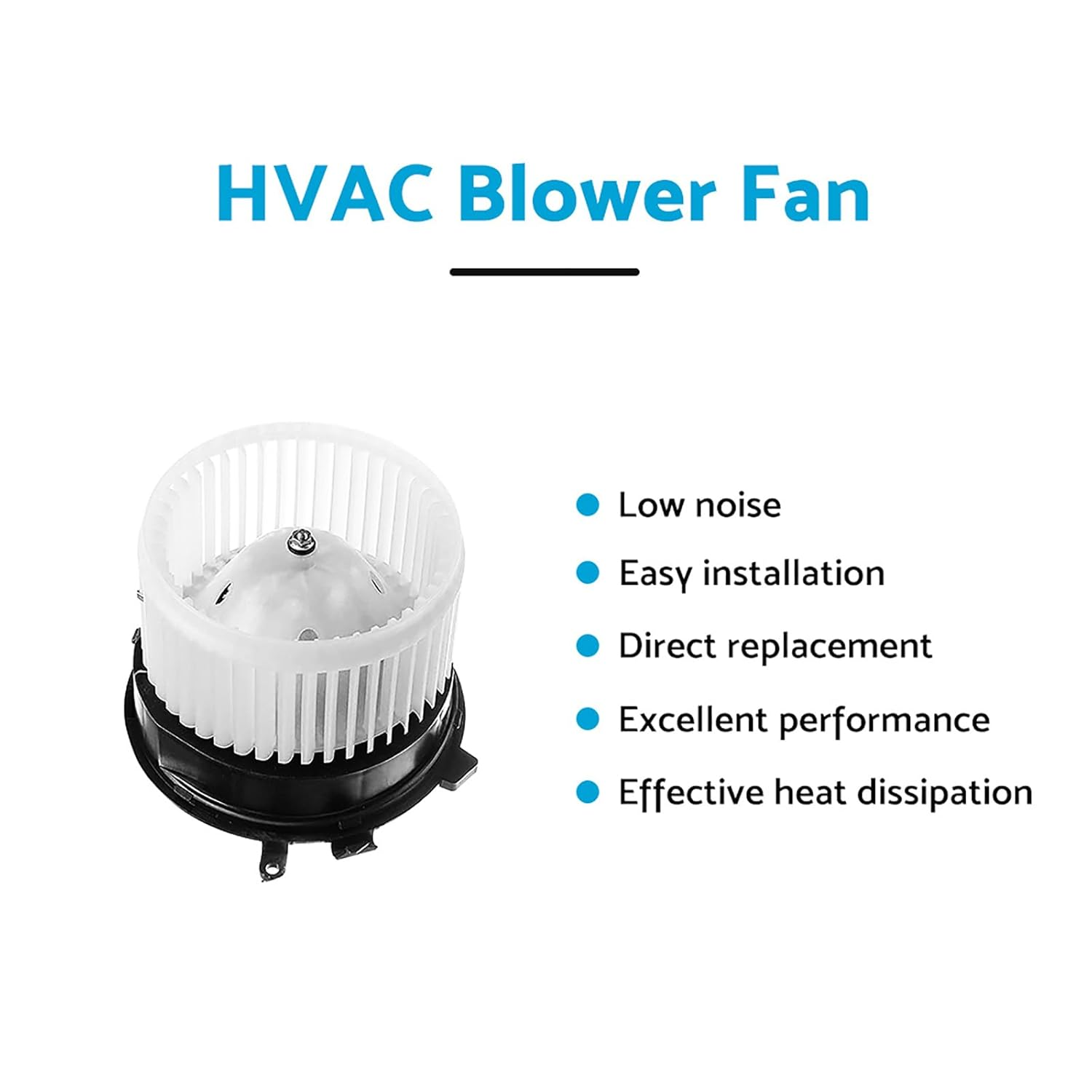 MAX COOL Heater Fan Blower Motor Compatible with Nissan X-Trail T31 for Dualis J10