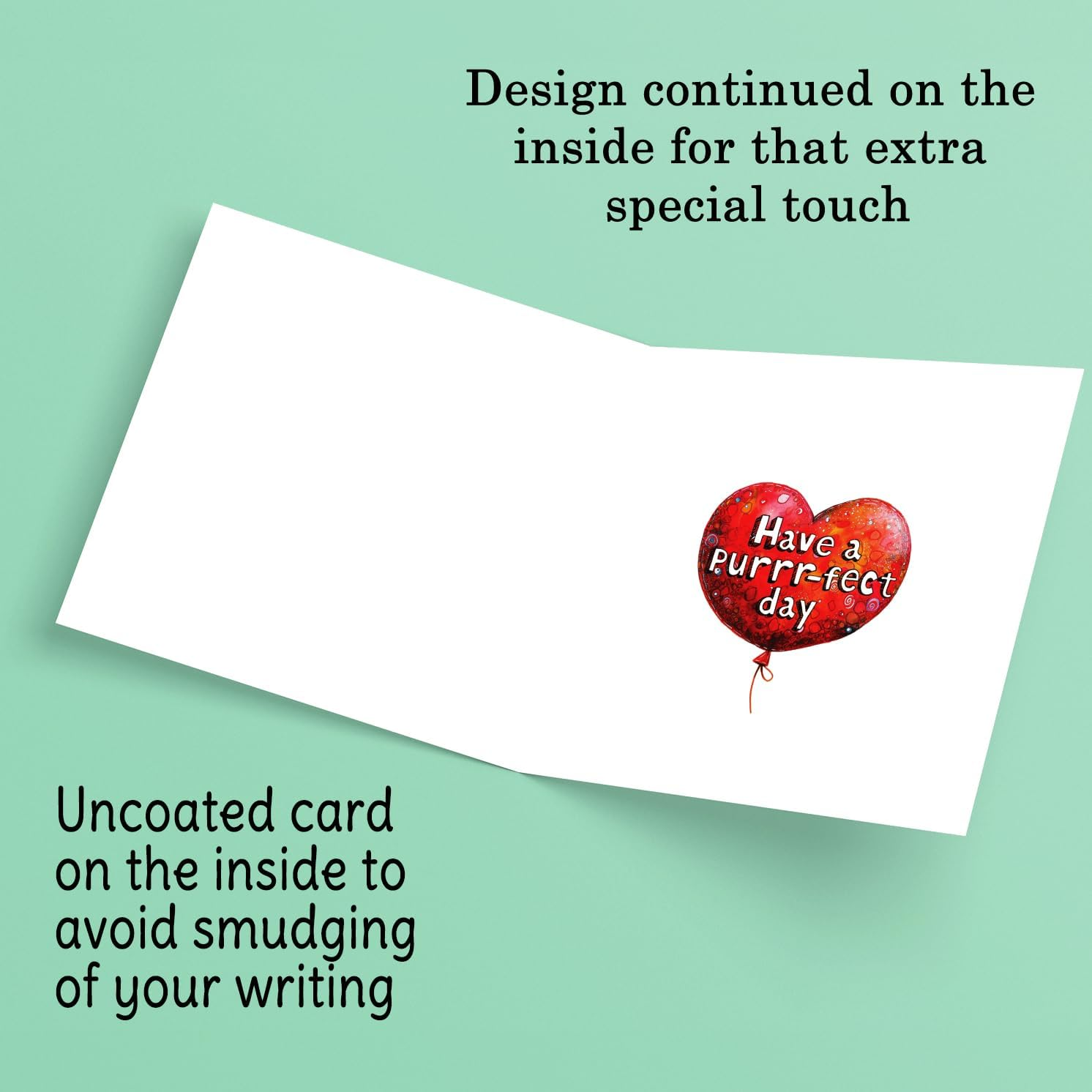 9Th Birthday Card Girl - Purrfect Cat Balloons - Cat Birthday Card for 9 Year Old Girl, Age 9 Girls Birthday Cards Ninth Birthday Card, 145Mm X 145Mm Cats Greeting Card image number 2