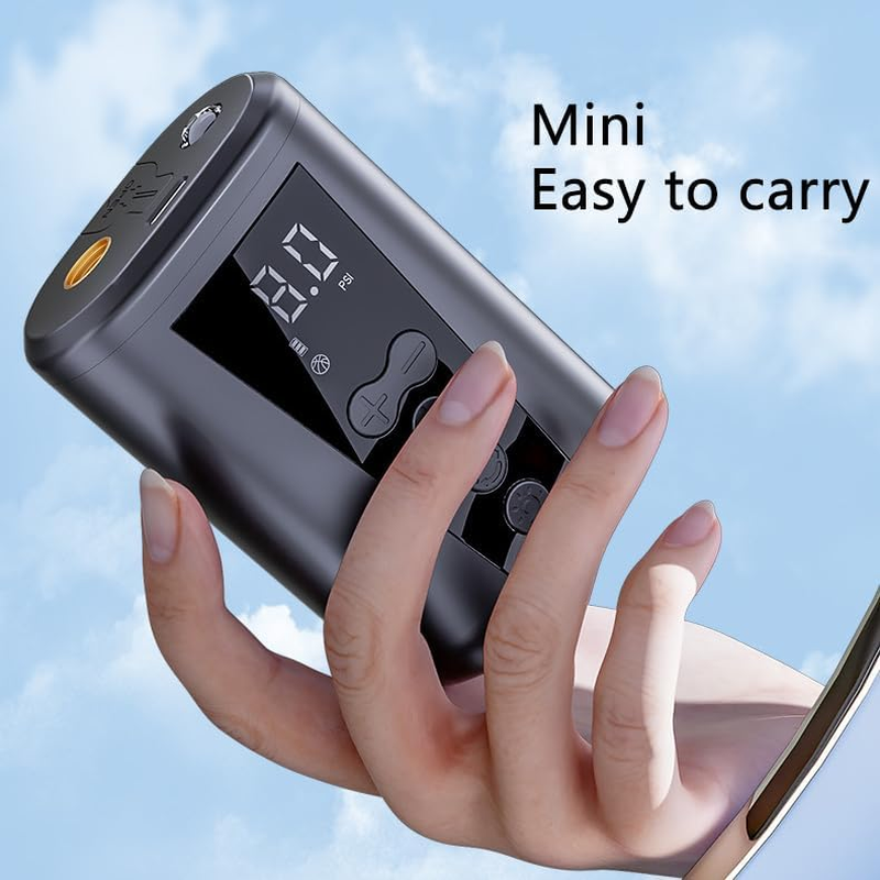 Ball Pump, Electric Basketball Pump Inflation and Deflation, with 2200 Mah Rechargeable Battery, Air Pump for All Sports Balls image number 2