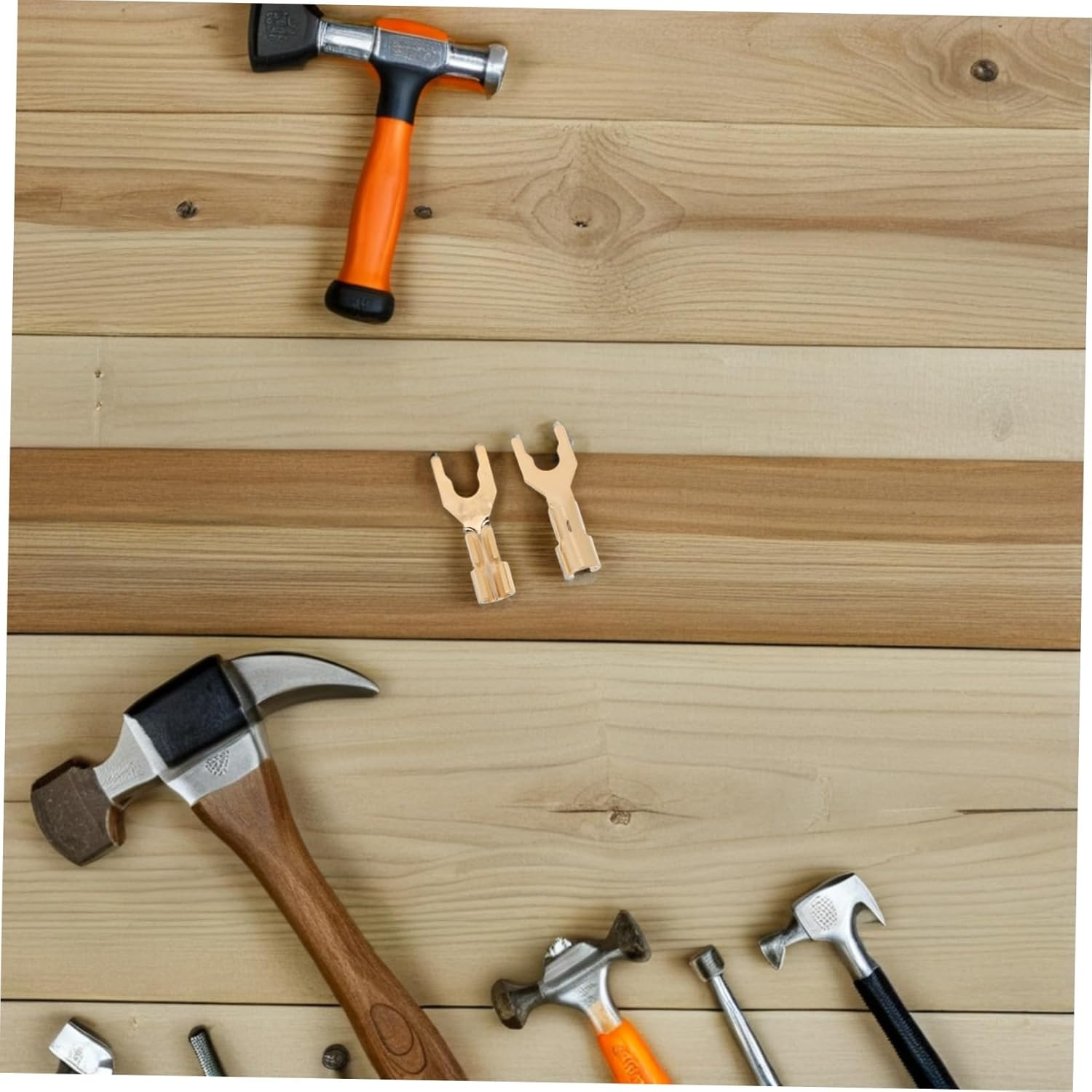 VINTORKY 2Pcs Hifi Speaker Connectors with Y Spade and Banana Plugs Plated Audio Adapters for Home Theater and Fit with Stable Structure and Enhanced Conductivity