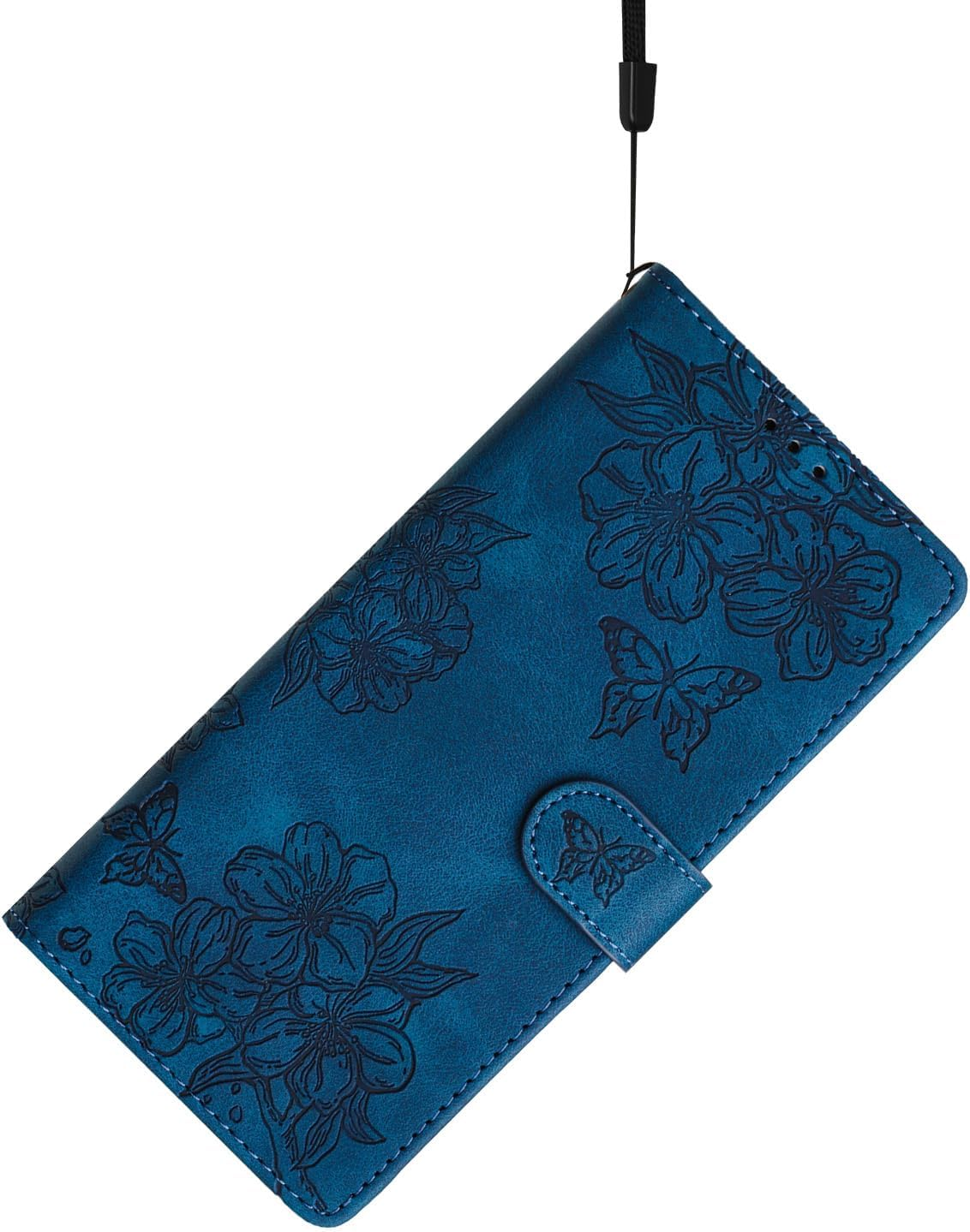 LEMAXELERS Case for Oppo Reno 8 Lite Mobile Phone Case Flip Case Foldable Cover [Stand Function] Card Slots Protective Case Shockproof Mobile Phone Case for Oppo Reno 8 Lite Blue XYYH - Black image number 7