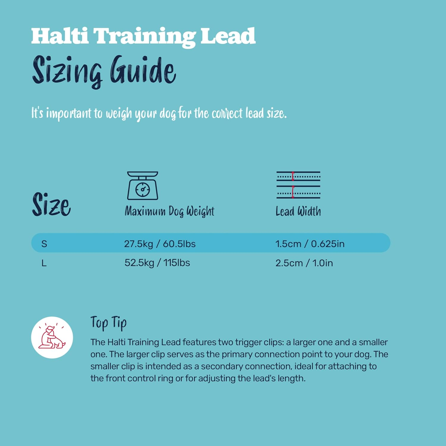 HALTI Double Lead - Multifunctional Dog Lead for Training and Walking Your Dog. Lightweight and Neoprene Padded. Suitable for Puppies (Size Small, Walnut Brown, 2M) image number 2