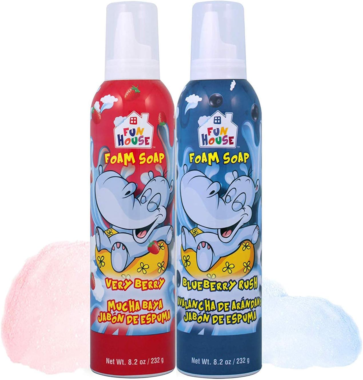 Moneysworth & Best Fun House Kids Foam Soap Very Berry & Blueberry Rush, (14422) image number 5