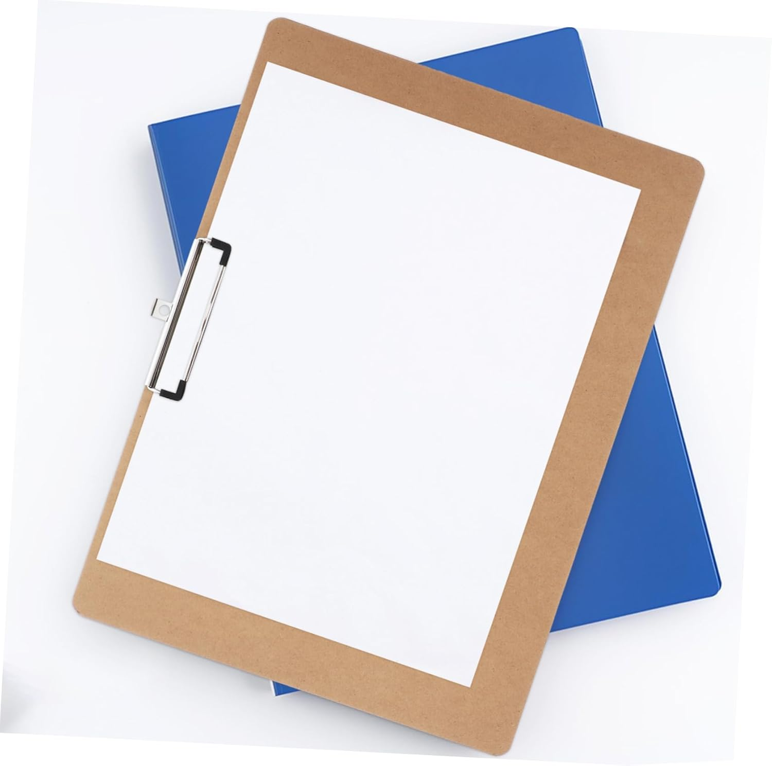 Tofficu 1Pc Wooden Writing Clipboard Clip for Document Sorting Ergonomic Design for Home School Office Use Wood Backing Board for Easy Handling image number 3