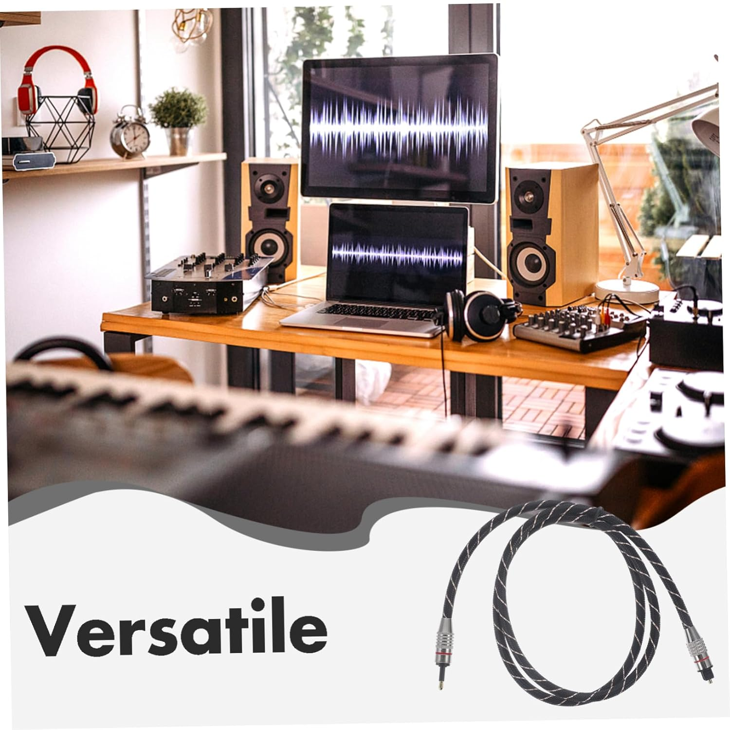 CIYODO Optical Fiber Audio Cable for Home Theater Spdif Digital Output Cord Channel Sound System Compatible Connectors image number 6