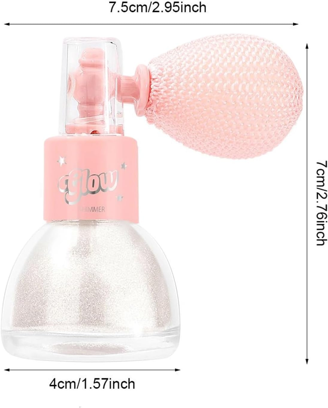 Gupcaqosjw Body Glitter Spray,7G Body Shimmer Powder - Highlighters Shimmering Cosmetic for Women, Disco Concert Festival Halloween Party Outfit Painting image number 4