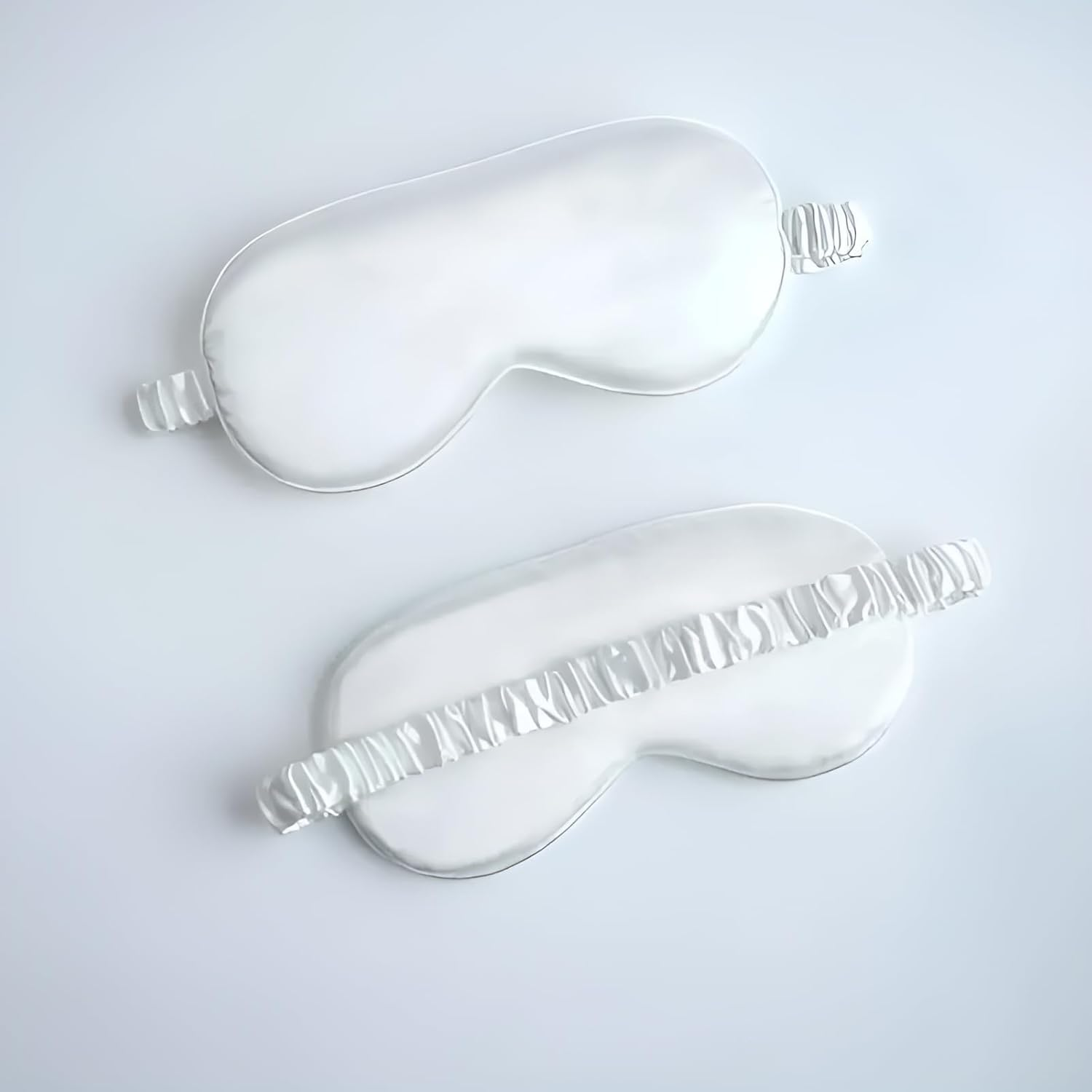 Luxurious Silk Sleep Mask, Pink, 100% Real Natural Pure Silk Eye Mask with Adjustable Strap, Eye Mask for Sleeping, Blocks Light Reduces Puffy Eyes Gifts