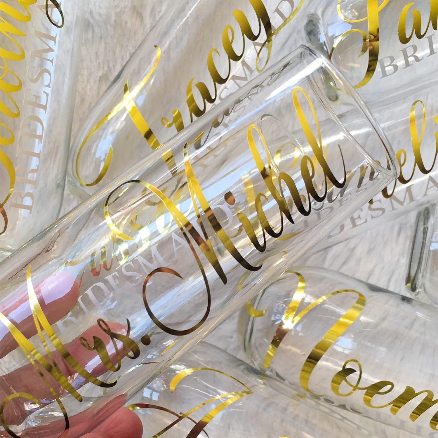 TECKWRAP Chrome Gold Adhesive Craft Vinyl Roll 1Ftx5Ft - Gold image number 2