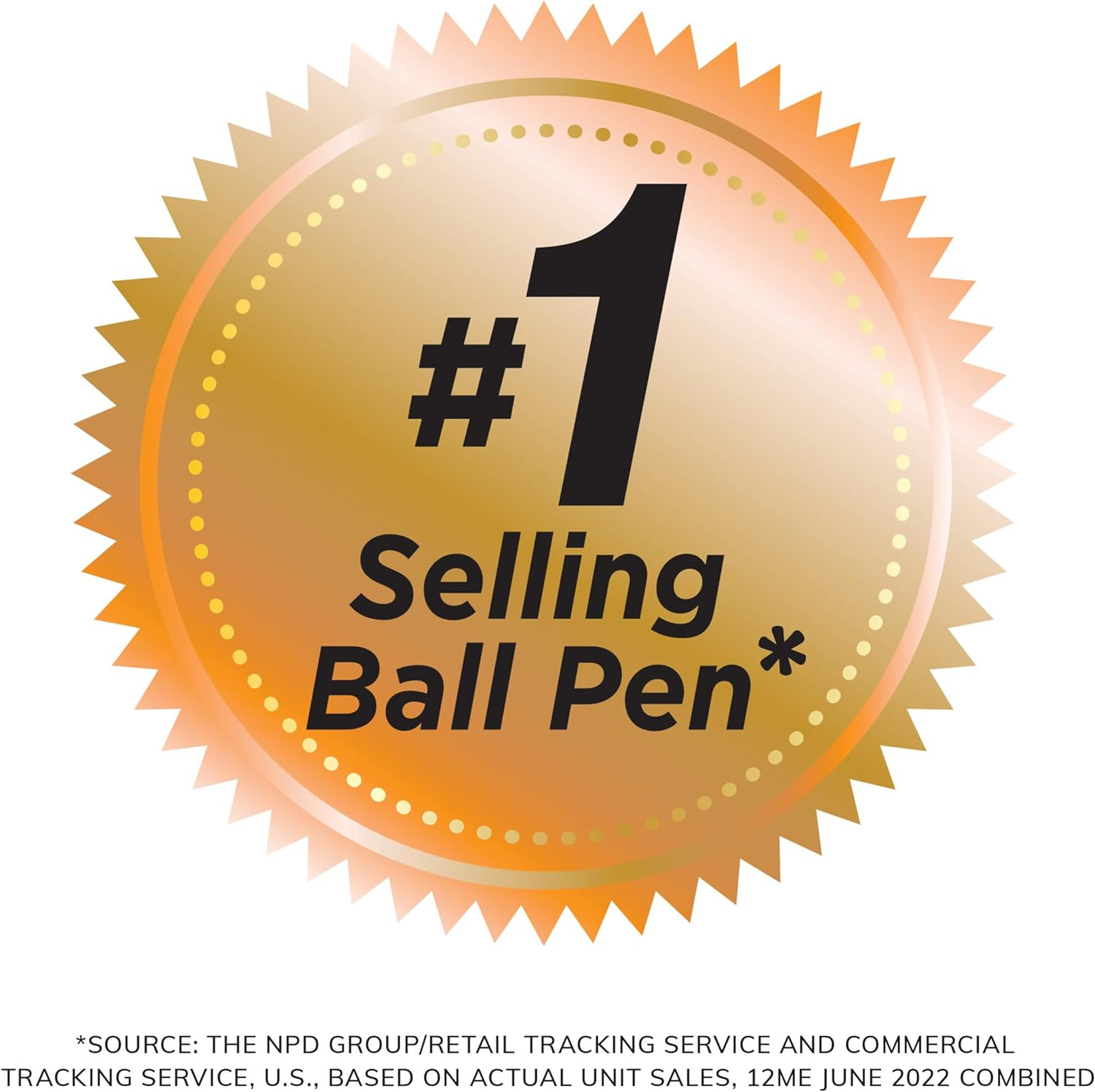 BIC round Stic Xtra Life Ball Point Stick Pen, Medium Point, 1.0 Mm Blue Ink, 144-Count