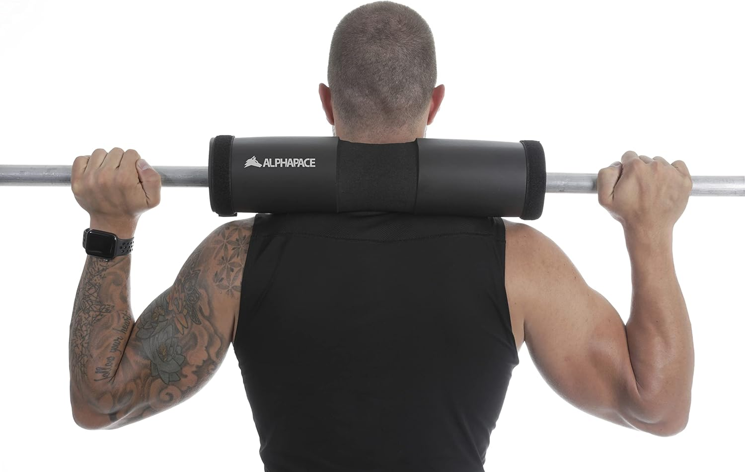 ALPHAPACE Barbell Pads, Hip Thrust Pad for Barbell Bar, Barbell Pad as Neck Pad for Barbell, Hip Pads, Squad Pads for Squats, Lunges, Fitness in Black image number 5