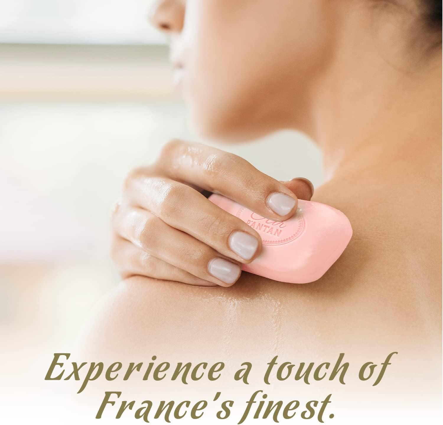 Un Air D'Antan Pack of 5 Soap - Organic Shea Butter, Organic Argan Oil, Sweet Almond Oil - Perfumes : Rose, Almond, Verbena, Orange Blossom, Cherry Blossom / Advent Calendar Beauty / Advent Calendar for Women image number 6