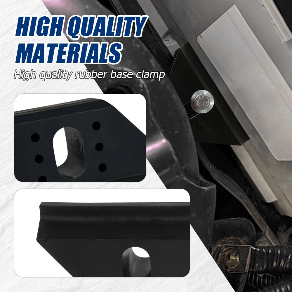 Lecctso Battery Hold Down, Battery Bracket, Battery Hold down Kit, Automotive Replacement Battery Trays with 304 Stainless Steel Bolt Kit Compatible with Chevy 1985-1995 for G10 Replaces#14005061 image number 1