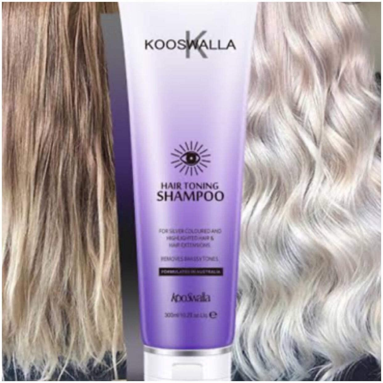 Kooswalla Hair Toning Shampoo for Blonde Hair &ndash; 300Ml &ndash; Sulfate-Free, Neutralizes Brassiness & Enhances Blonde Vibrancy image number 2